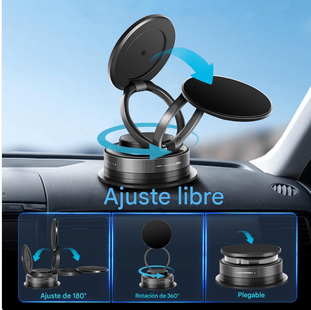 Soporte Magnético 360° - MagGrip 360 PRO™